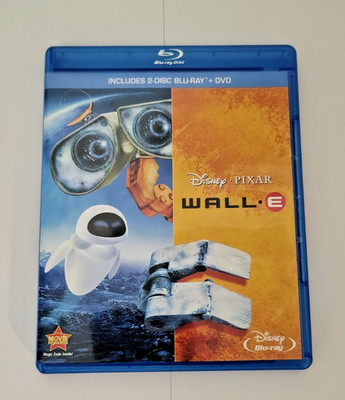 Disney Pixar WALL-E Blu-ray + DVD 2-Disc Combo Includes Slipcover Tested