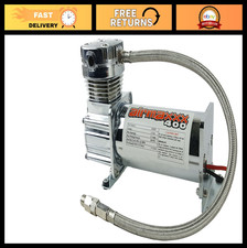 400 Chrome Air Ride Suspension Compressor 200 Psi 12v Single Unit Heavy Duty 400 Chrome Air Ride Suspension Compressor 200 Psi 12v Single Unit Heavy Duty