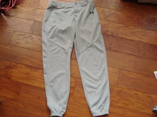 Jungen Under Armour Jugend Baseball Hose Größe Xl Grau