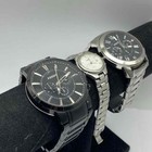 Fossil Stainless Steel Wristwatch Lot of 3 Assorted Chronograph Quartz Models — photo 3