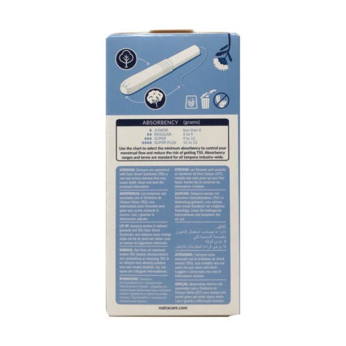 Natracare Bio Tampons mit Applikator 100% Baumwolle plastikfrei 16 ct - Bild 4 von 5