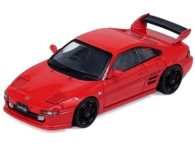 TOYOTA MR2 (SW20) RHD RED 1/64 DIECAST MODEL CAR BY INNO MODELS
