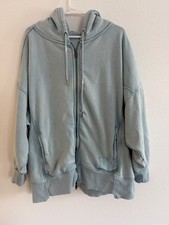 Free People FP Movement Sprint To The Finish Zip-Up Hoodie Sz M Athleisure
