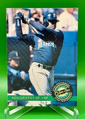 1993 O-Pee-Chee Premier Star Performers Foil Ken Griffey Jr #9 HOF Mariners