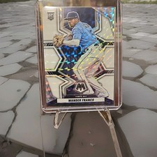 2022 Panini Mosaic White Prizm Wander Franco #244 (RC), Number 21/25