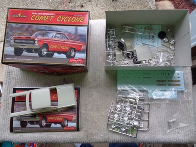 MOEBIUS # 1238 1965 COMET CYCLONE DYNO DON Open Parts only Model Kit 1/25