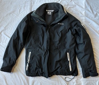 Columbia Jacket Women s L Bugaboo 3 In 1 Interchange Black Full Zip Omni Coat