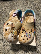 Size 12 Men - Cinnamon Toast Crunch Crocs Clog BRAND ORIGINAL SMELL PAIR NEW
