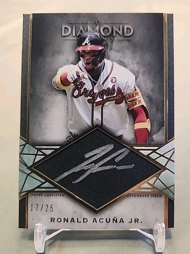 2022 Topps Diamond Icons /25 Ronald Acuna Jr. Silver Ink Auto