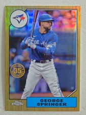2022 Topps Chrome - 1987 Topps Baseball George Springer #87BC-8