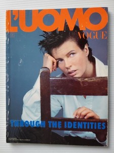 洋書 L'Uomo Vogue1967-1987 20anni anniversary Pre-owned Vintage Rare Fashion Magazine L'UOMO VOGUE 1992-iconic