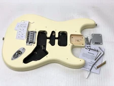 Genuine Fender Squier Affinity 2-Pt TREMOLO STRAT BODY Olympic White Guitar
