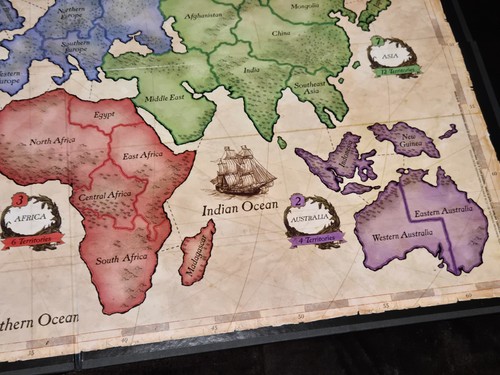 2015 Risk Board Game Map Board Replacement - Picture 4 of 5