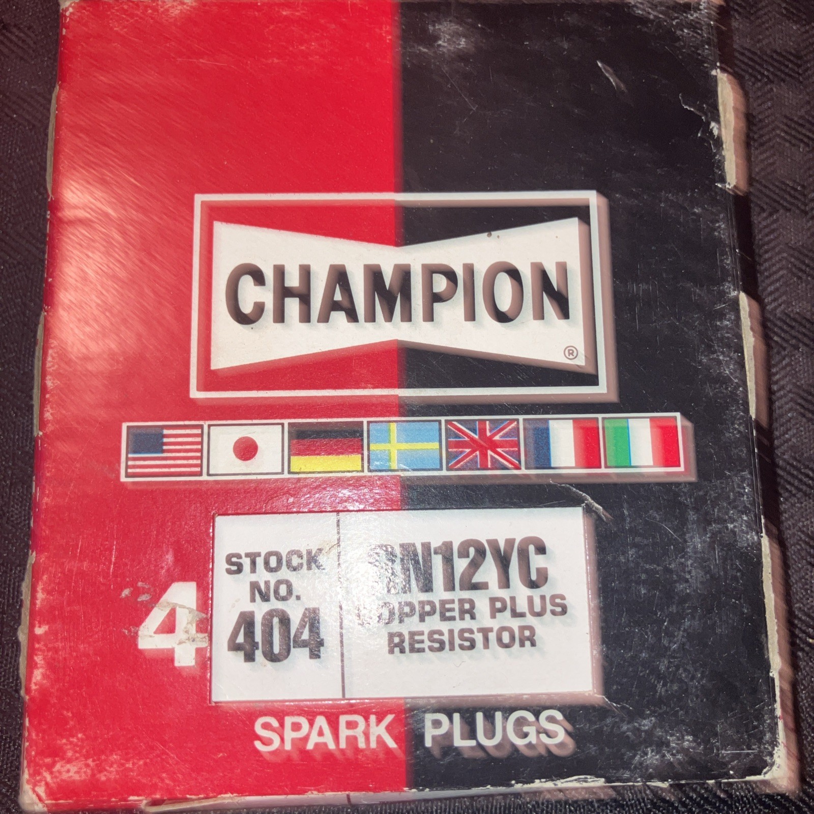 rn12yc champion spark plugs 4 pack