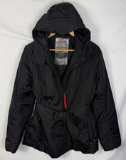 Prada Puffer Long Hooded Coat Jacket Size 44 Art 280485 Y2K Rare