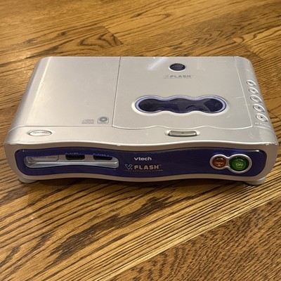VTech VFlash Home Edutainment System Console Learning Entertainment Untested