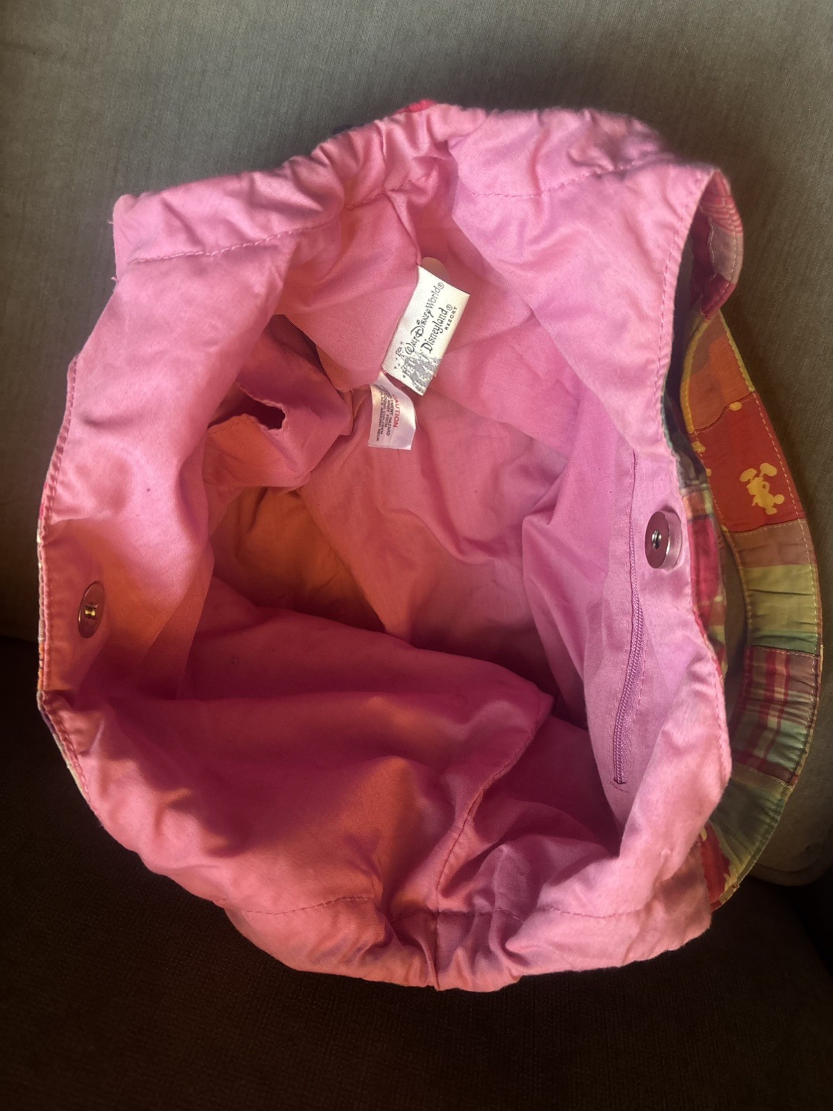 Disney Parks Madras Patchwork Mickey Mouse Hobo B… - image 13