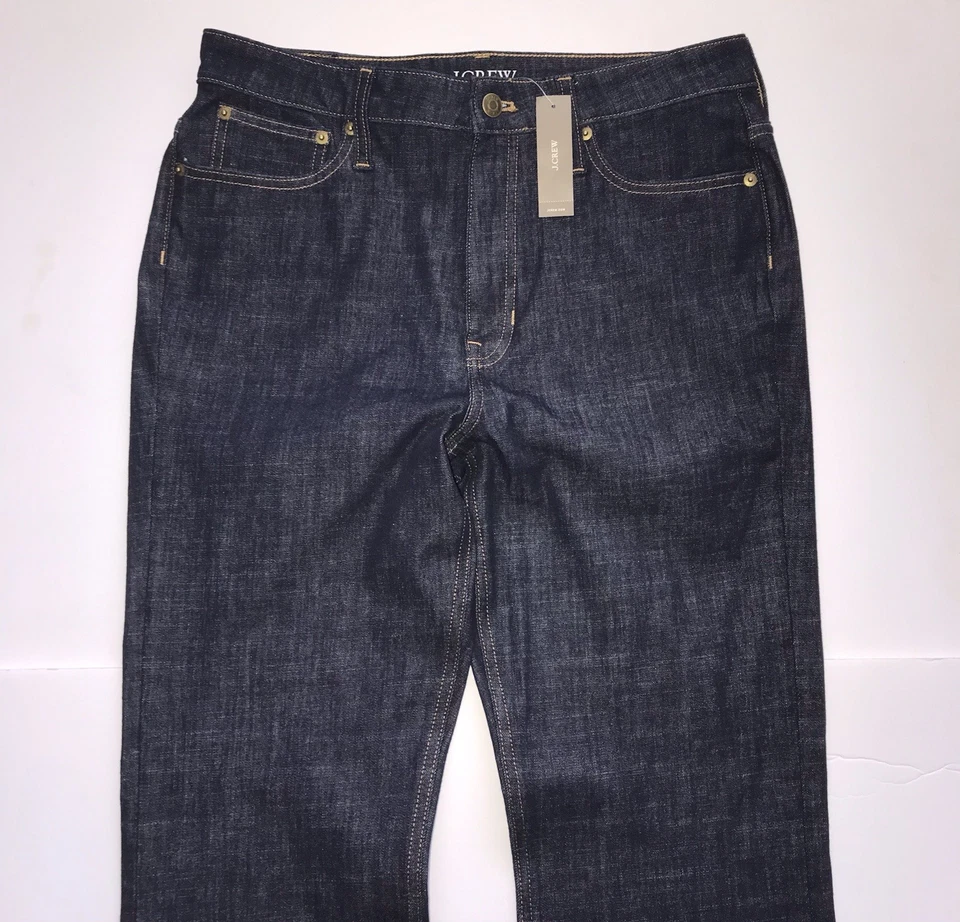 J. CREW Skinny Flare Denim Jeans Women’s Size 30 Blue Dark Wash Pants NWT $158 - Image 3 of 4