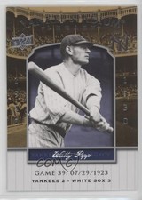 2008 Upper Deck Yankee Stadium Legacy Wally Pipp #YSL39 2k3