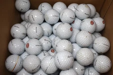 Lot of 80 Taylormade Practice Model TP5 & TP5X Branded Used Golf Balls