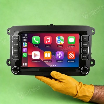 Für VW Golf 5 6 Plus Touran Caddy Jetta Autoradio Carplay Android Auto SWC AM BT