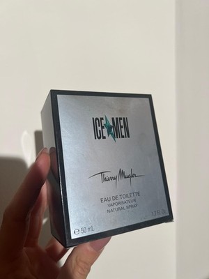 Thierry Mugler Ice Men 50ml Eau De Toilette Vapo Rare Vintage