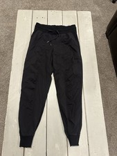 Lululemon Dance Studio Joggers Womens 6 Black Mid Rise 28'' Drawstrings Athletic