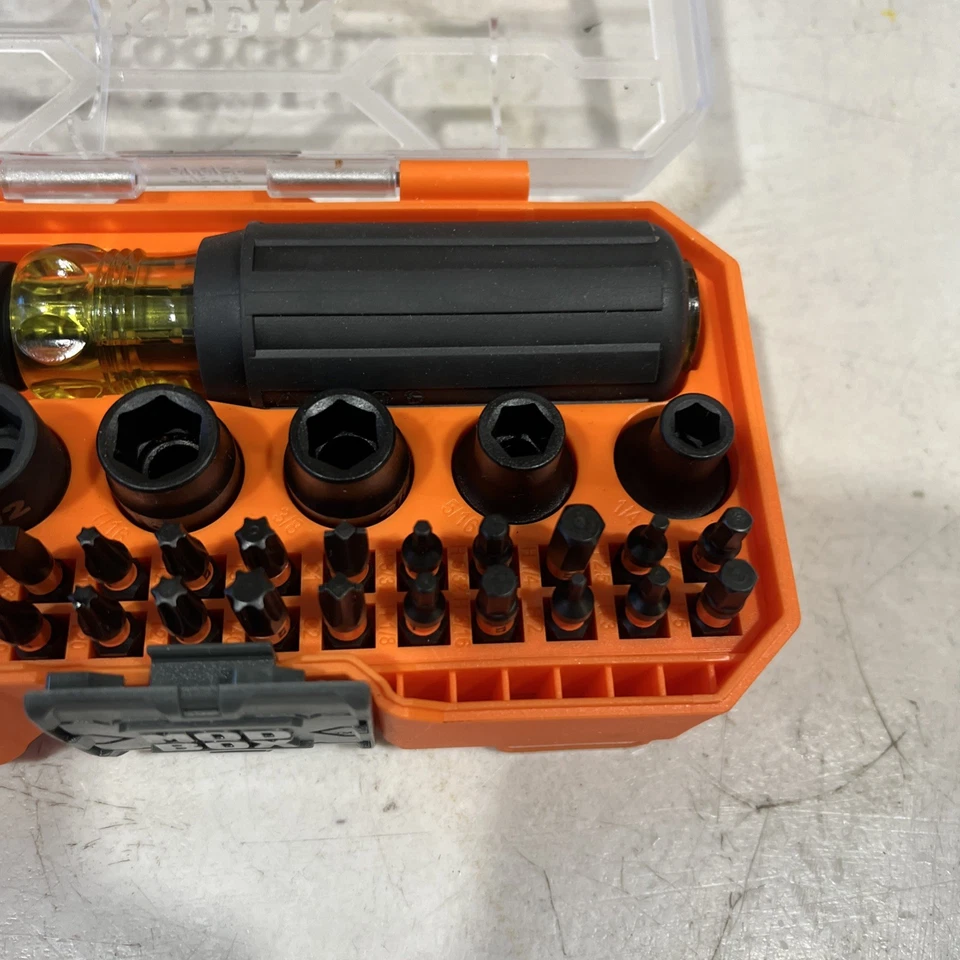Klein Tools 33805 ProFlex Impact Screwdriver Bit and Socket Set, 38-Piece - Image 3 of 4