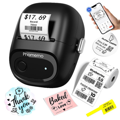 Phomemo Label Maker M160 Bluetooth Address Label Printer Different Fonts And