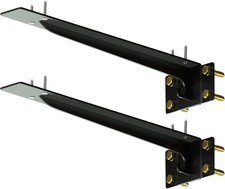 14" Heavy Duty Shelf Brackets Set of 2 1500 lbs Capacity Hooks for Wall Mou...