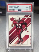 2004 Leaf Rookies & Stars Emmitt Smith #2 - PSA 10 - POP 10 - Arizona Cardinals