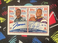 2009 Topps Rookie Premiere Quad Crabtree Harvin Maclin Heyward-Bey Bold Auto
