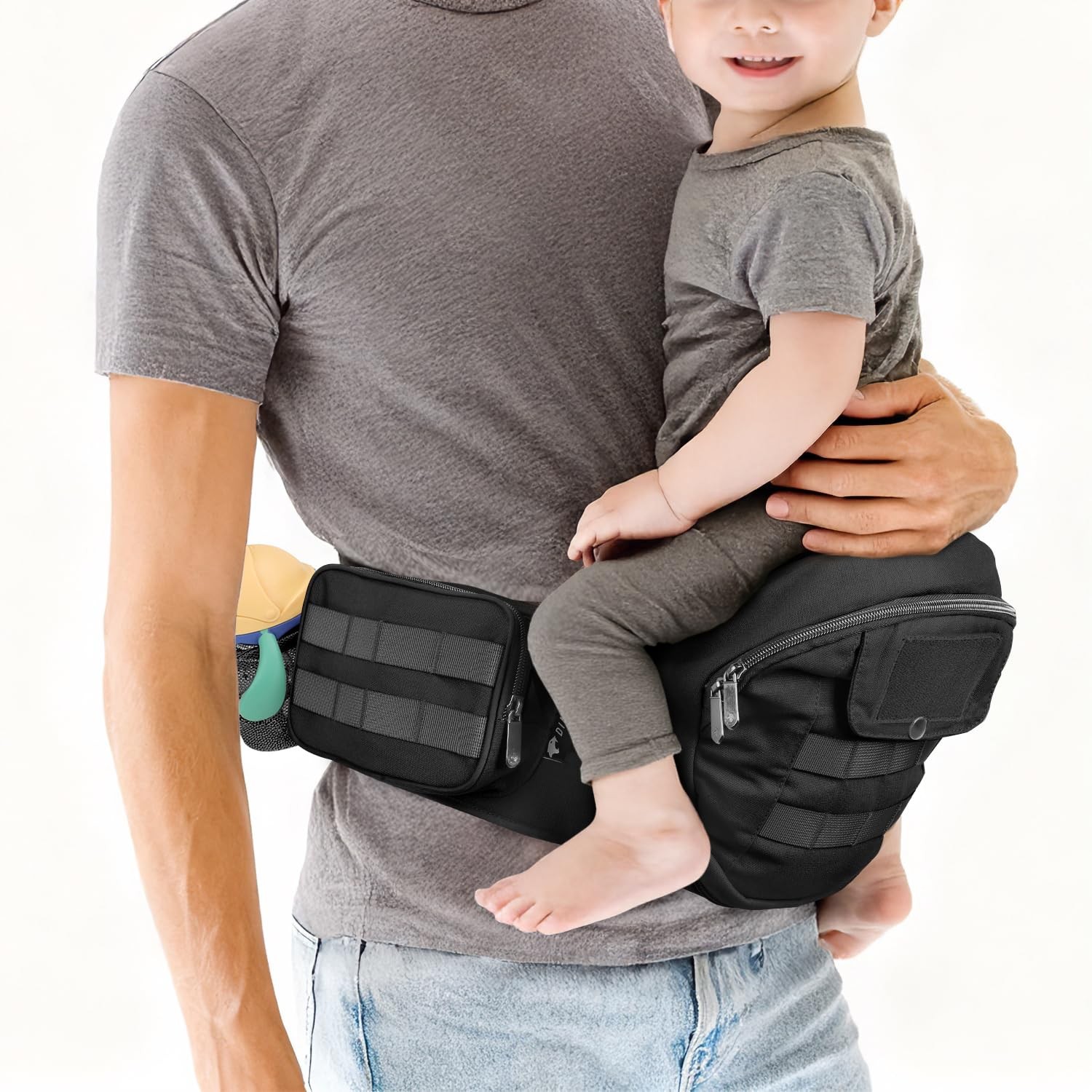 Dinictis Baby Hip Carrier, Ergonomic Waist Carrier with Hip 