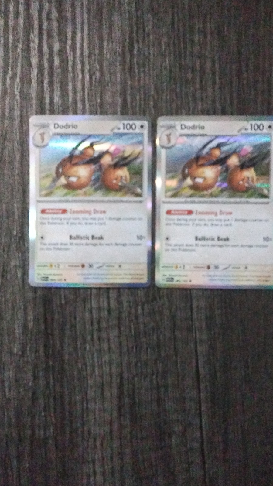 Pokémon TCG Card Game Dodrio Holo Pokémon x2 English