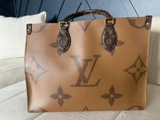 Louis Vuitton OnTheGo mm Brown Reverse Monogram Tote