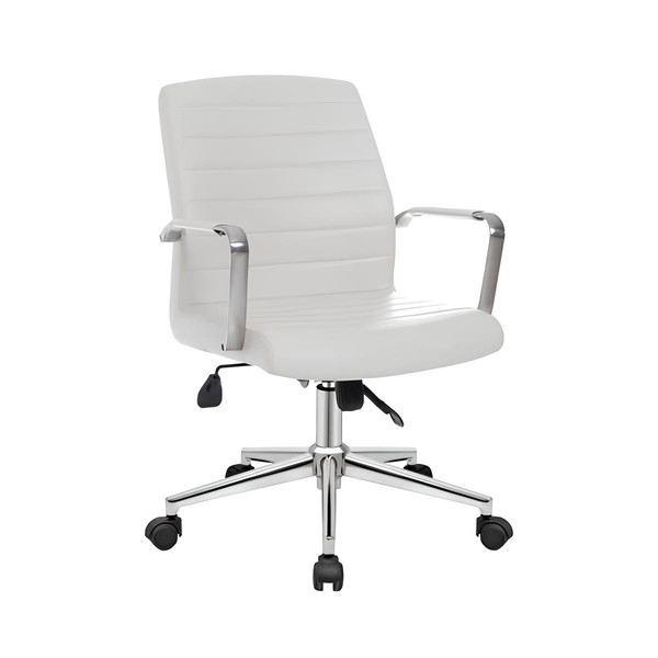 BüRostuhl Weiß Gaming Stuhl BüRostuhl Schreibtisch Drehstuhl Chefsessel Neu-image