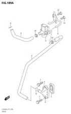 Suzuki Genuine ATV Bolt LT-R450Z K8-K9 L0-L1 Engine 2Nd Air 01550-0610A-000