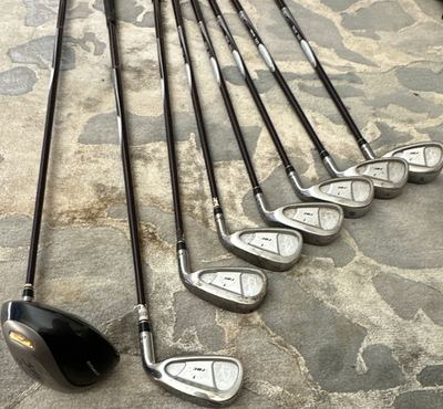 #ad TaylorMade RAC OS Ultralite Iron Set amp; R540 Driver Ladies Flex RH 10.5° Used $240.00