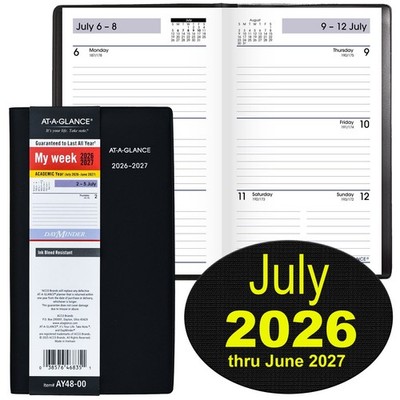 At-A-Glance 2026-2027 AY48-00 Academic Weekly Planner, 3-1/2 x 6''