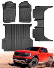 Full Set Car Truck 5FT Bed Mat  Floor Mats for Ford Ranger SuperCrew Cab: 20...