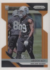 2018 Panini Prizm Rookie Orange Prizm 67/249 Arden Key #267 m5e