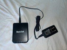 BasicTalk Home Phone Service VoIP Adapter Model HT701  Power Supply