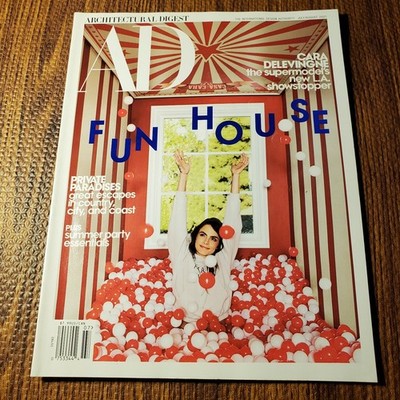 Architectural Digest July August 2021 Cara Delevingne Fun House AD