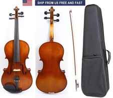 Advance 16inch Acoustic viola Maple spruce Hand made Free Case Bow
