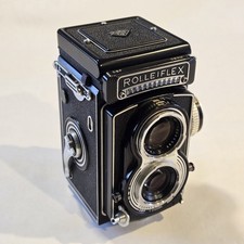 Rollei Rolleiflex T, model K8 T2, 6x6 vintage camera, lens Zeiss Tessar 3.5/75mm