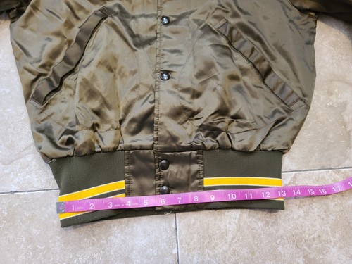 VTG Timber Mill Lounge Roseburg Oregon "Alabama" Satin Bomber Jacket S USA Made - Picture 9 of 24