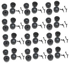 48 PACK PENN ELCOM 3/4" x 1-1/2" Rubber Feet for Amp/ Case/ Speaker - F1686/20
