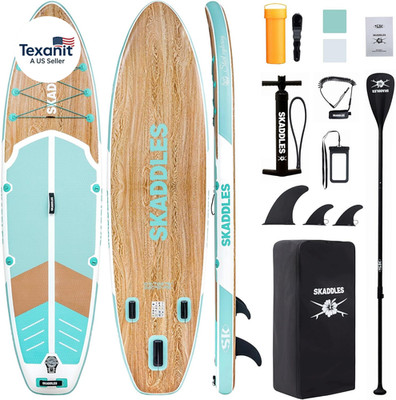 10 6   Inflatable Stand up Paddle Board (SUP) for Adults and Youth with Non-Slip