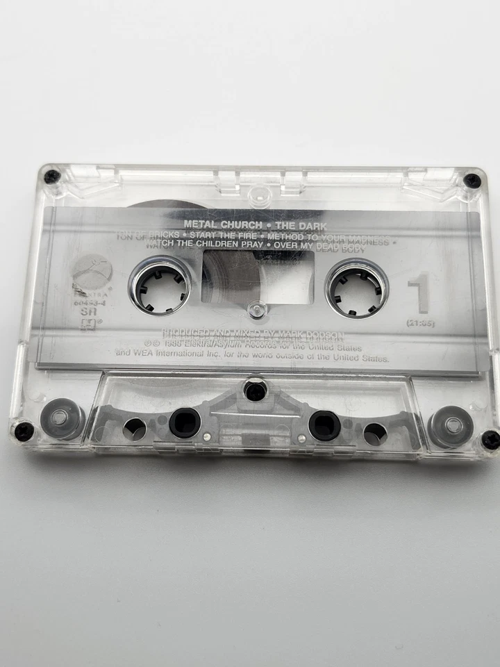 Metal Church The Dark,cassette,1986,elektra records! - Image 4 of 4