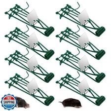 JahyElec 8 Pack Mole Trap Gopher Trap Metal Tactical Rat Vole Tra